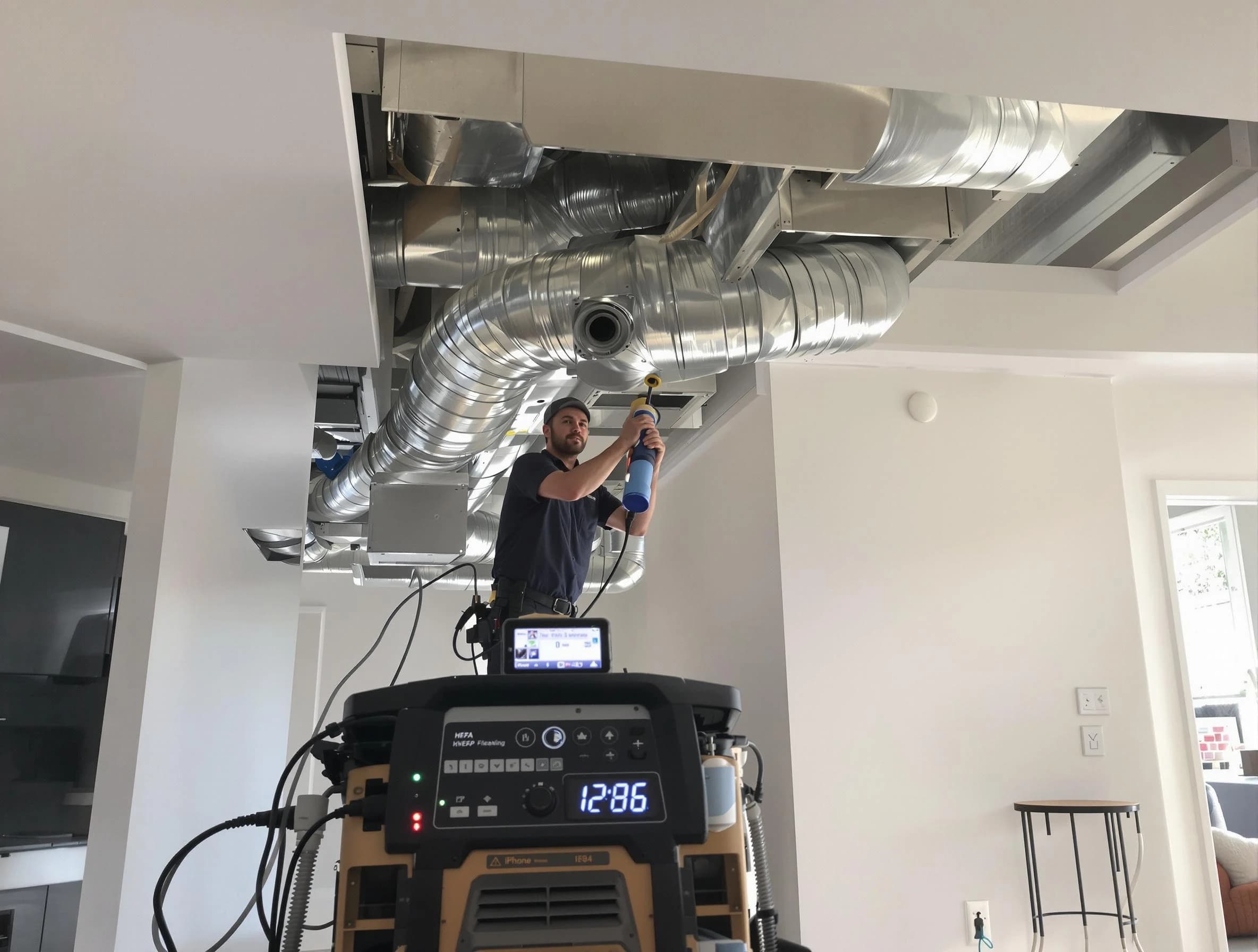 Advanced pure air duct cleaning by Erie Air Duct Cleaning in Erie