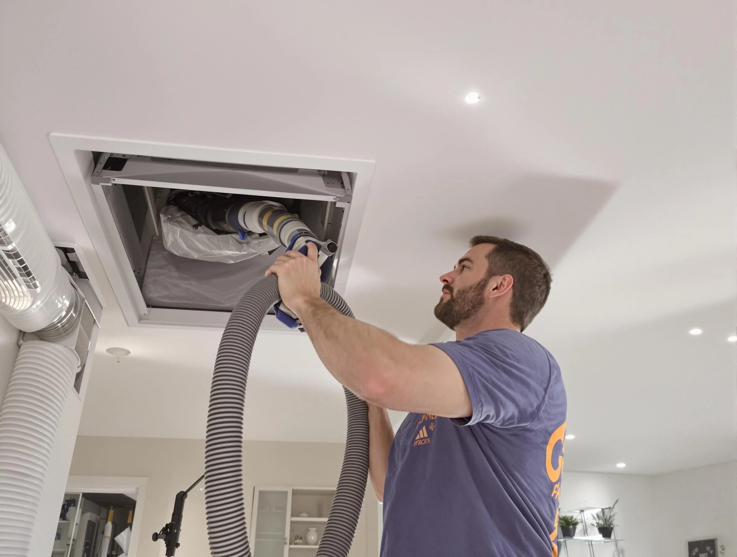 Precision indoor duct cleaning by Erie Air Duct Cleaning in Erie