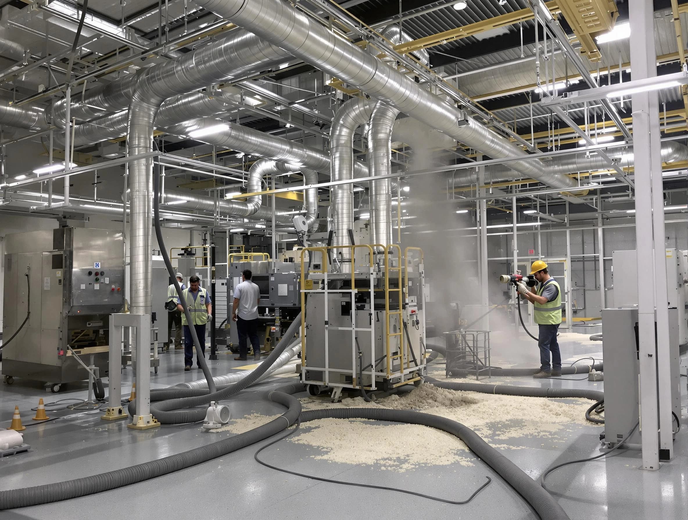 Heavy-duty industrial duct cleaning by Erie Air Duct Cleaning in Erie