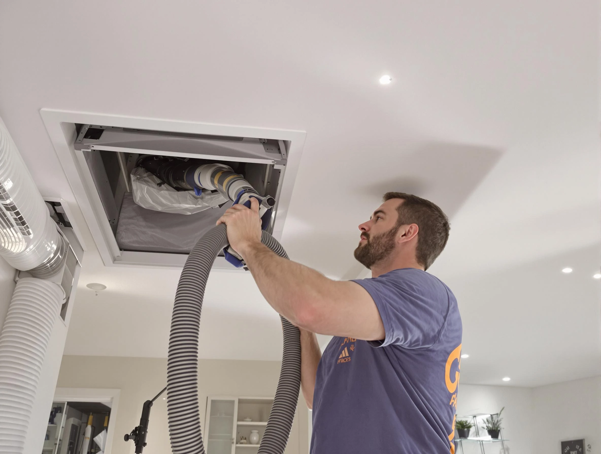 Precision indoor duct cleaning by Erie Air Duct Cleaning in Erie